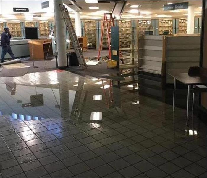 Retail Store with Flooded Floor